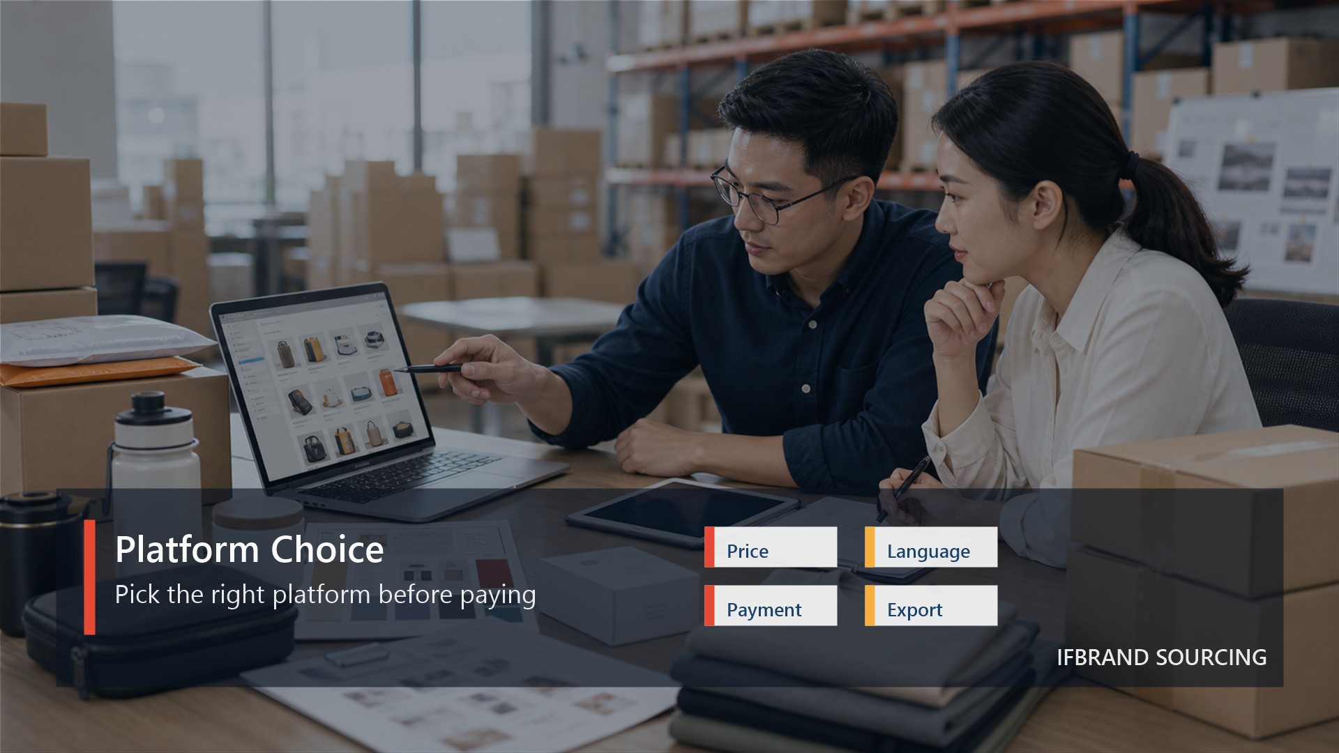 Platform Choice visual for 1688 vs Alibaba: Best Platform for Overseas Buyers
