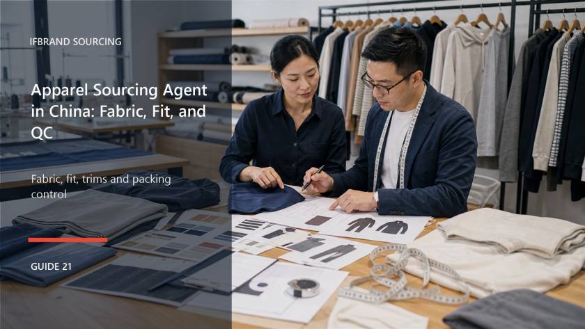 Apparel Sourcing Agent in China: Fabric, Fit, and QC China sourcing agency cover image