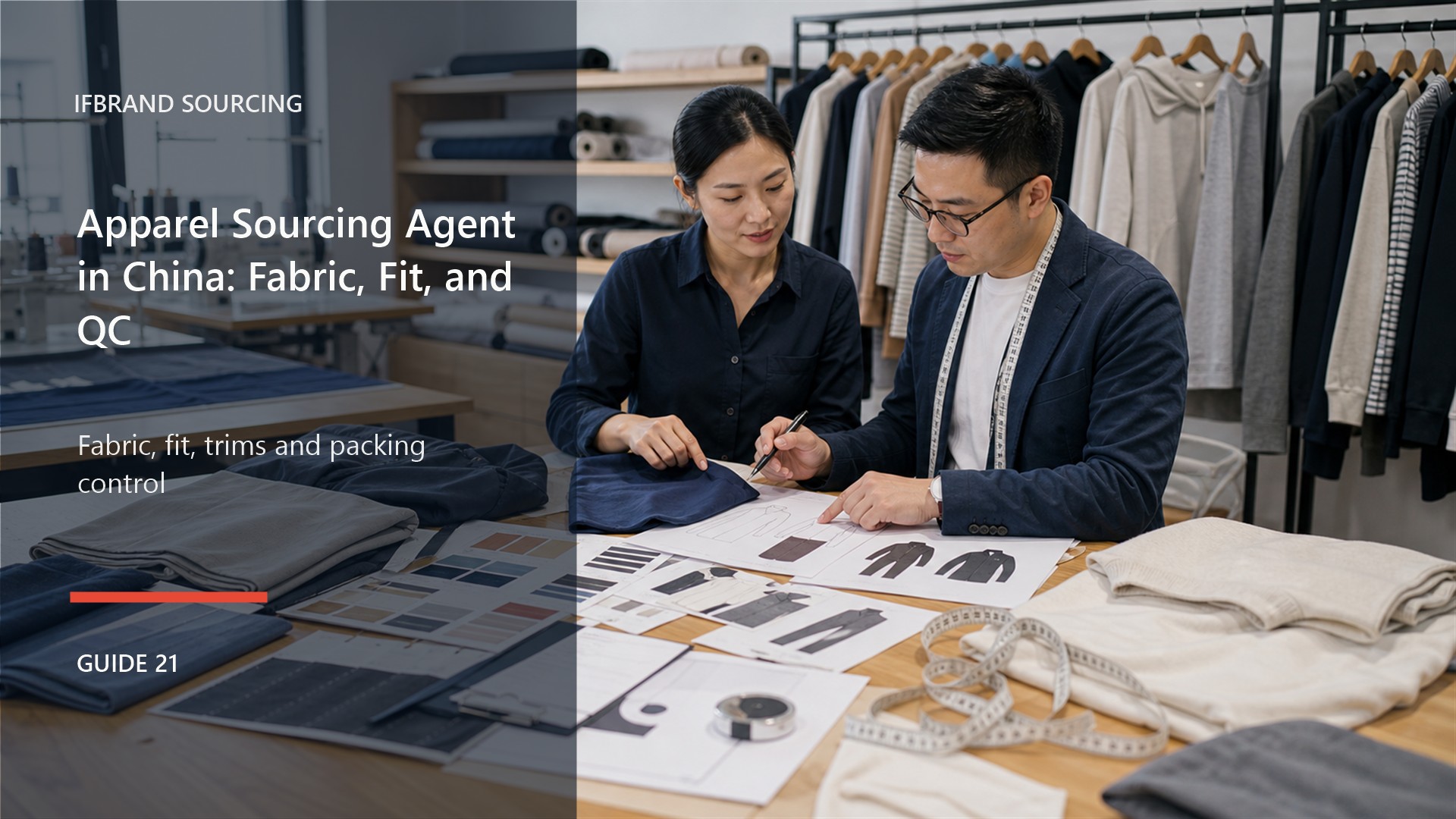 Apparel Sourcing Agent in China: Fabric, Fit, and QC China sourcing agency cover image