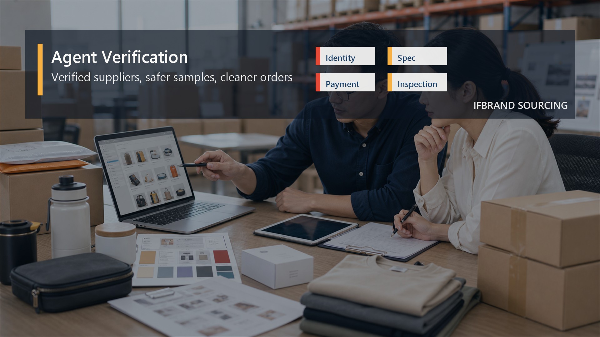 Agent Verification visual for How to Buy from Alibaba Safely with a Sourcing Agent