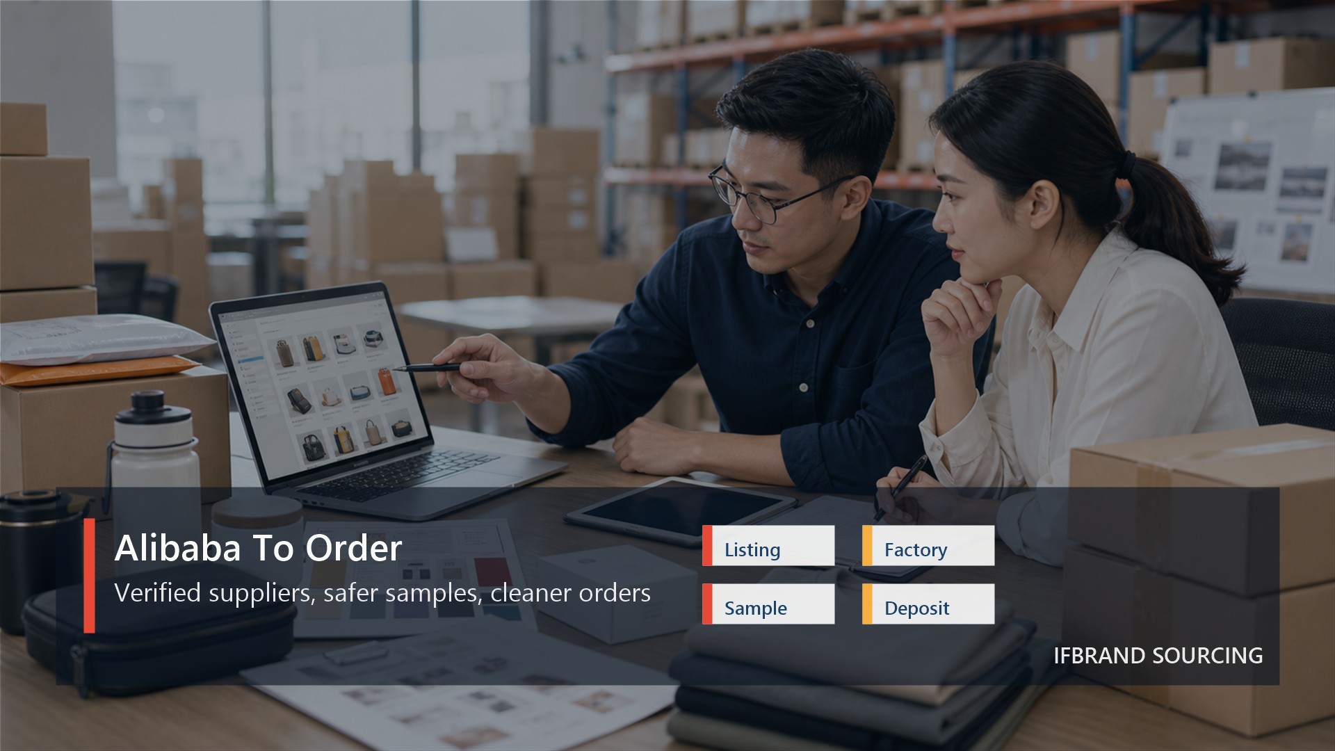Alibaba To Order visual for How to Buy from Alibaba Safely with a Sourcing Agent
