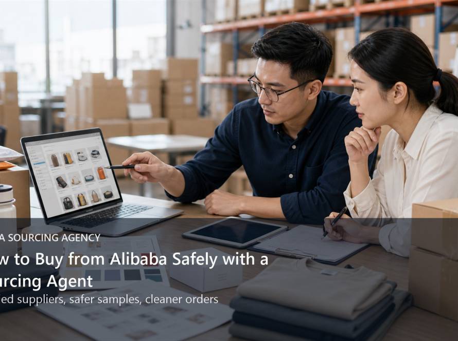 How to Buy from Alibaba Safely with a Sourcing Agent China sourcing agency cover image