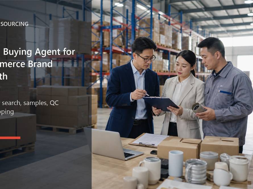 China Buying Agent for Ecommerce Brand Growth China sourcing agency cover image