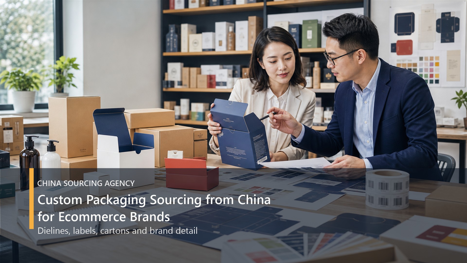 Custom Packaging Sourcing from China for Ecommerce Brands China sourcing agency cover image
