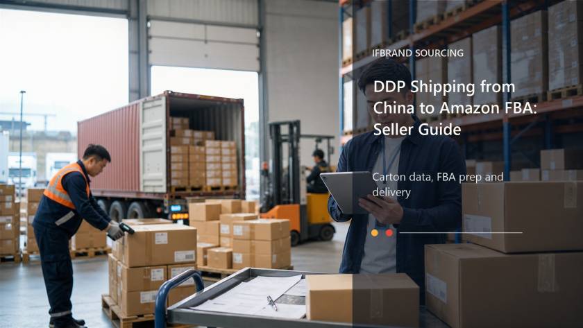 DDP Shipping from China to Amazon FBA: Seller Guide China sourcing agency cover image