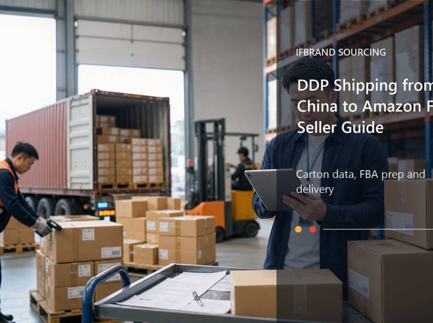 DDP Shipping from China to Amazon FBA: Seller Guide China sourcing agency cover image