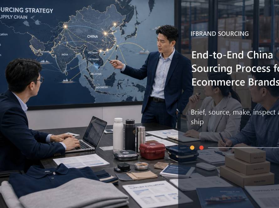 End-to-End China Sourcing Process for Ecommerce Brands China sourcing agency cover image
