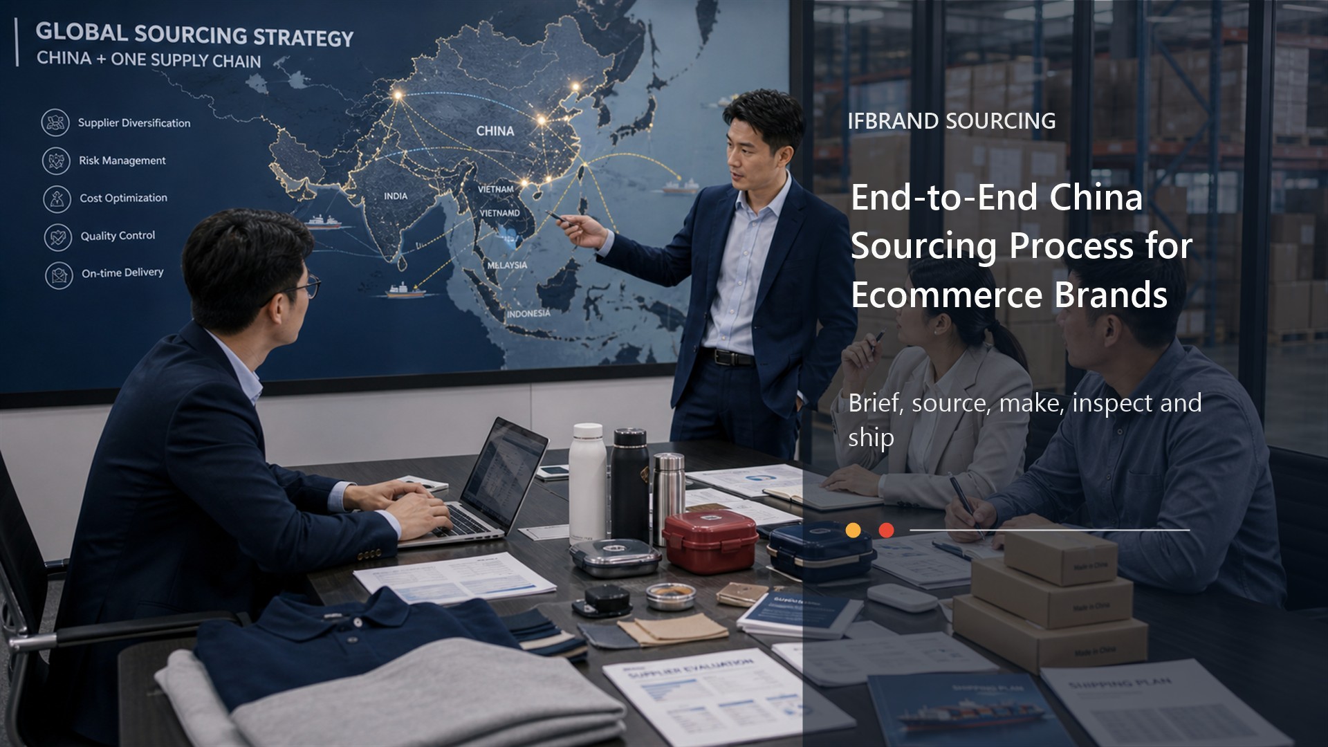 End-to-End China Sourcing Process for Ecommerce Brands China sourcing agency cover image