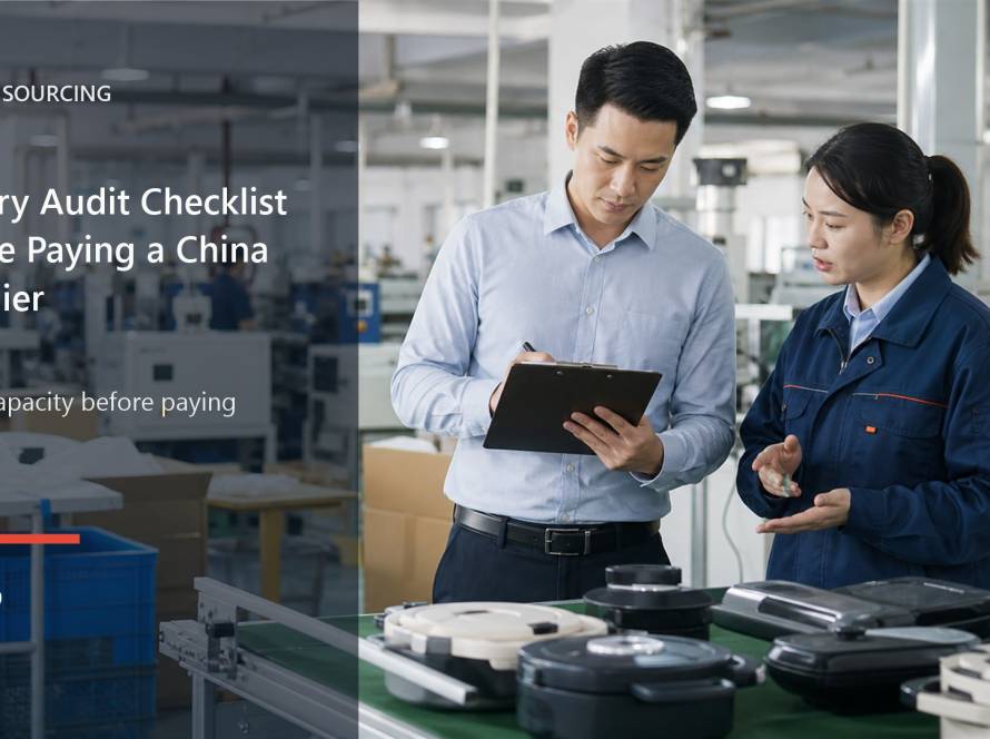 Factory Audit Checklist Before Paying a China Supplier China sourcing agency cover image