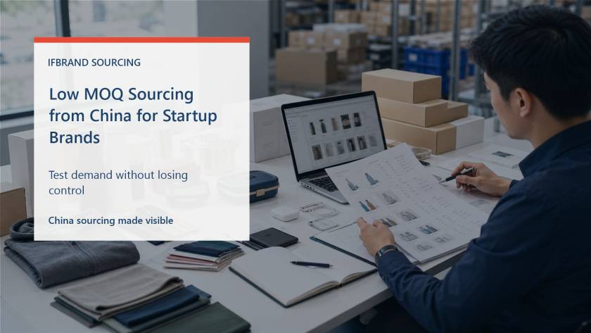 Low MOQ Sourcing from China for Startup Brands China sourcing agency cover image
