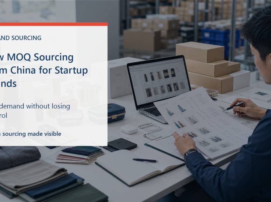 Low MOQ Sourcing from China for Startup Brands China sourcing agency cover image