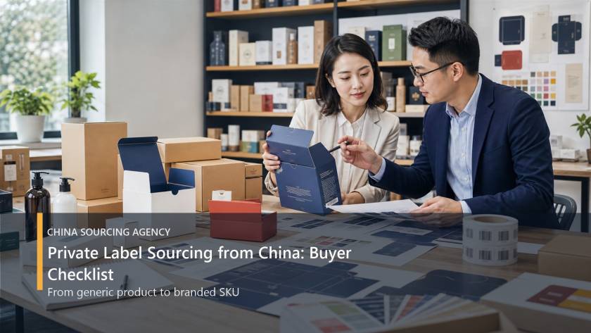 Private Label Sourcing from China: Buyer Checklist China sourcing agency cover image