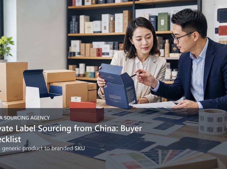 Private Label Sourcing from China: Buyer Checklist China sourcing agency cover image