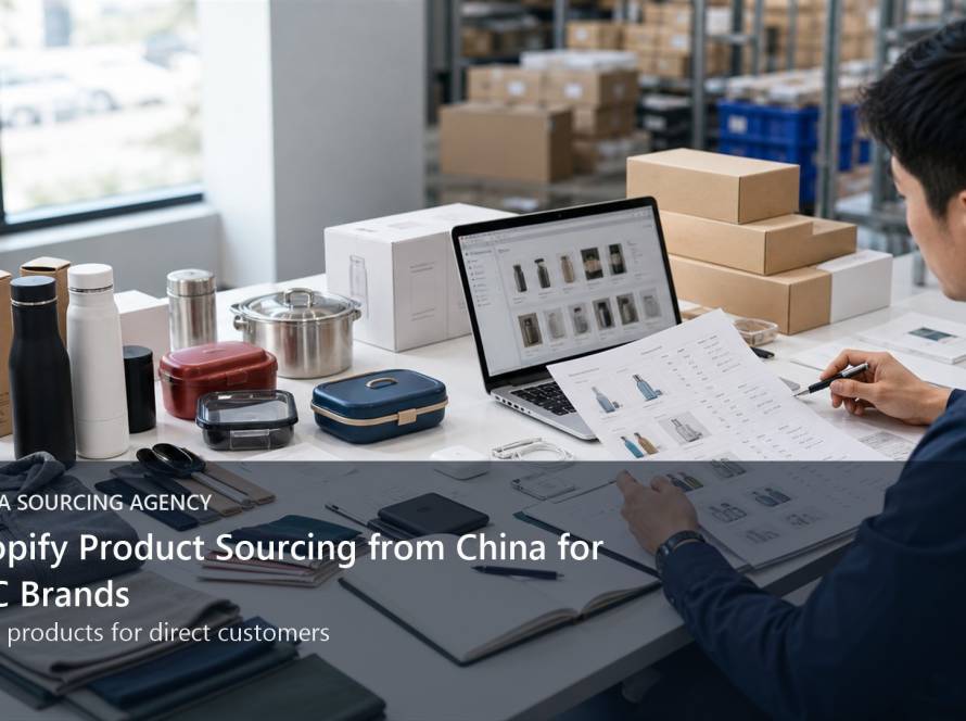 Shopify Product Sourcing from China for DTC Brands China sourcing agency cover image